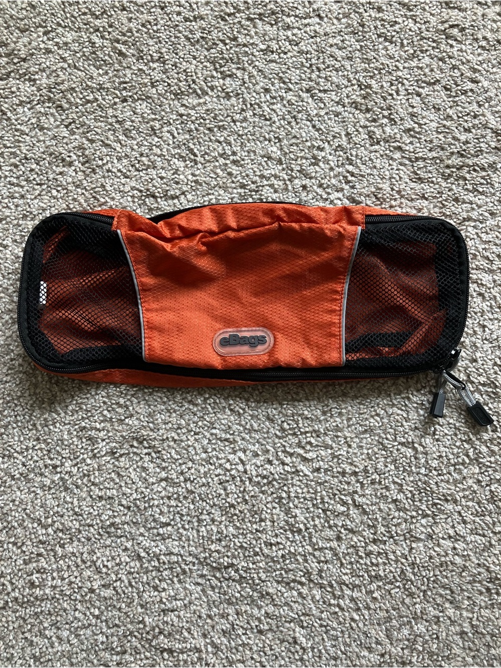 eBags Orange Travel Toiletry Organizer with Mesh Panels